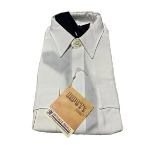 Horace‎ Small Shirt Mens 16.5 White Uniform Deputy Deluxe Police Tie New